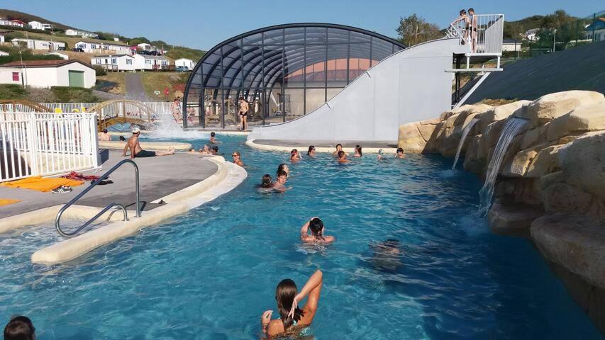 Camping De La Falaise A Equihen Plage Dış mekan fotoğraf